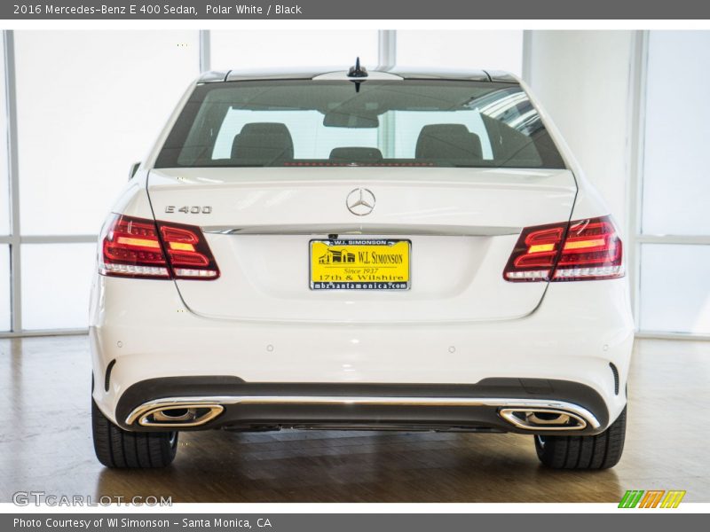 Polar White / Black 2016 Mercedes-Benz E 400 Sedan