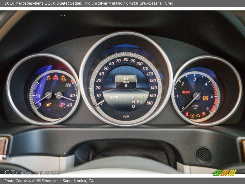  2016 E 250 Bluetec Sedan 250 Bluetec Sedan Gauges