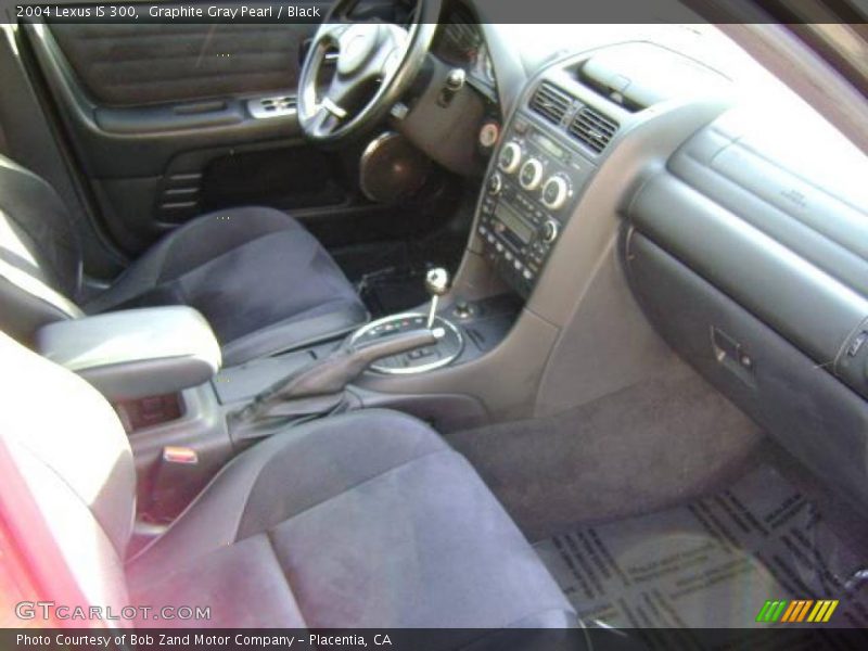 Graphite Gray Pearl / Black 2004 Lexus IS 300
