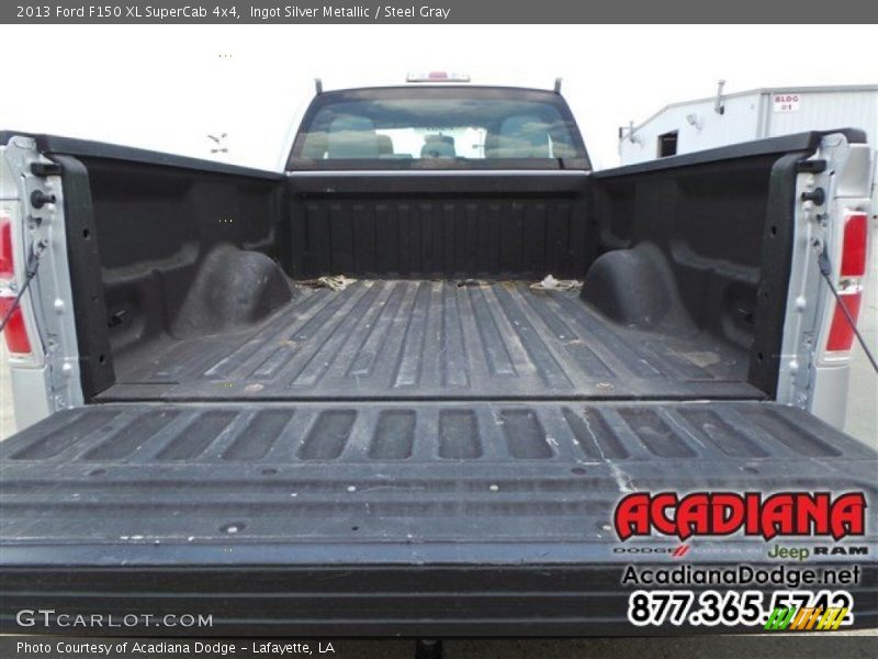 Ingot Silver Metallic / Steel Gray 2013 Ford F150 XL SuperCab 4x4