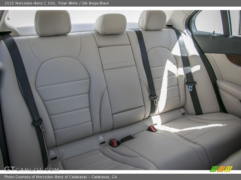 Polar White / Silk Beige/Black 2015 Mercedes-Benz C 300