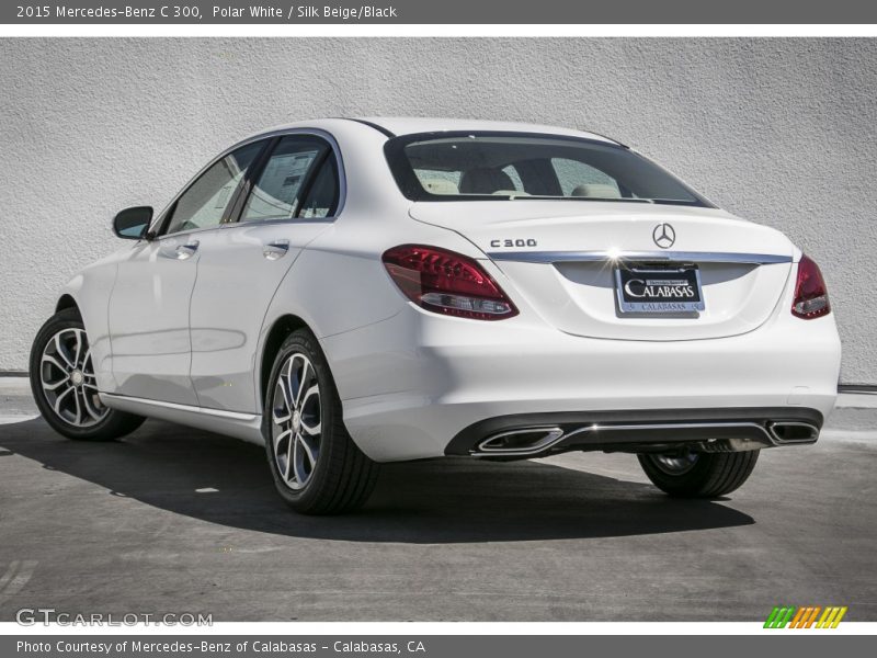 Polar White / Silk Beige/Black 2015 Mercedes-Benz C 300