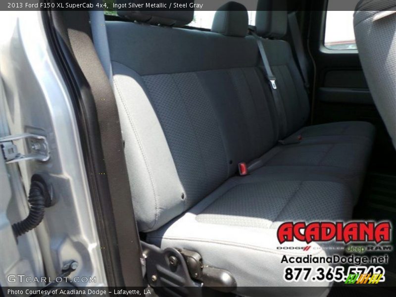 Ingot Silver Metallic / Steel Gray 2013 Ford F150 XL SuperCab 4x4