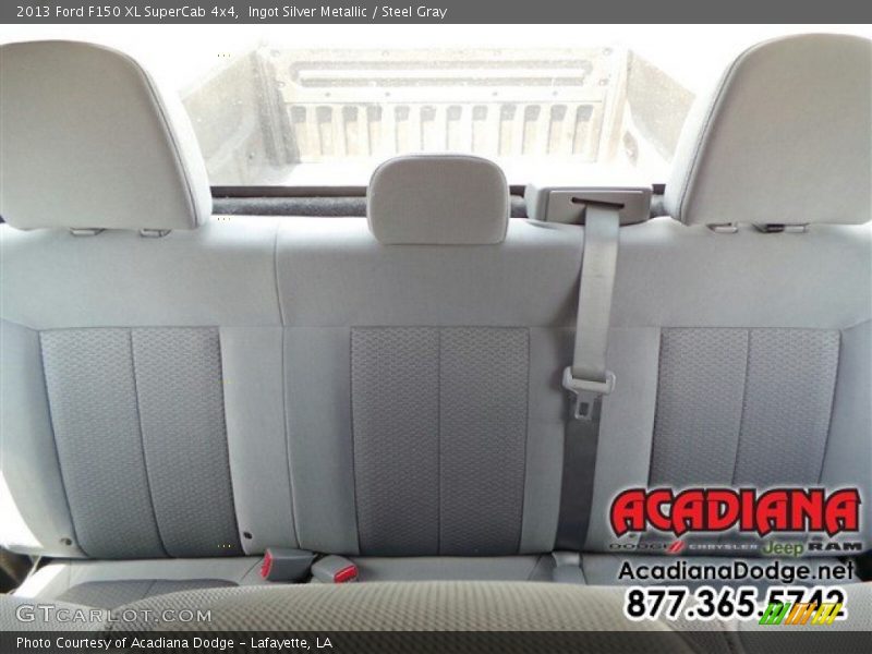 Ingot Silver Metallic / Steel Gray 2013 Ford F150 XL SuperCab 4x4