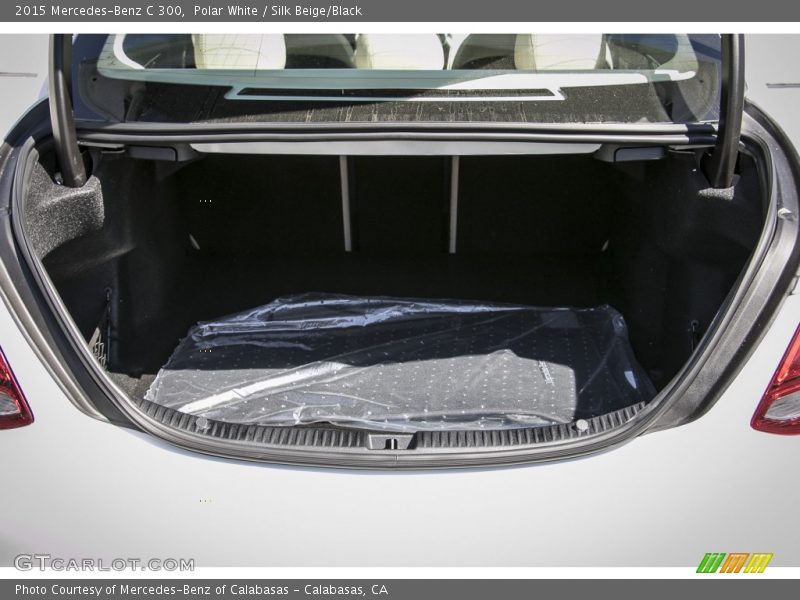 Polar White / Silk Beige/Black 2015 Mercedes-Benz C 300