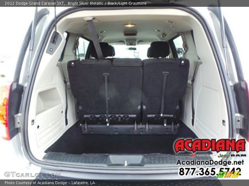 Bright Silver Metallic / Black/Light Graystone 2012 Dodge Grand Caravan SXT