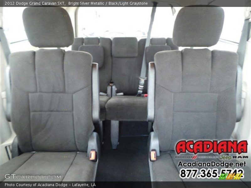 Bright Silver Metallic / Black/Light Graystone 2012 Dodge Grand Caravan SXT