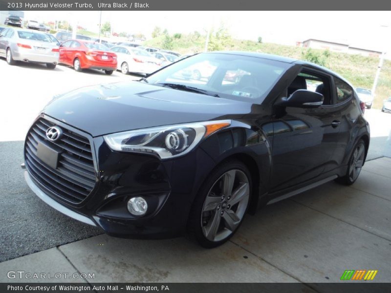 Ultra Black / Black 2013 Hyundai Veloster Turbo