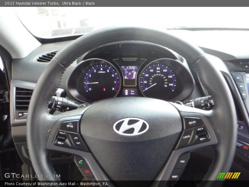 Ultra Black / Black 2013 Hyundai Veloster Turbo