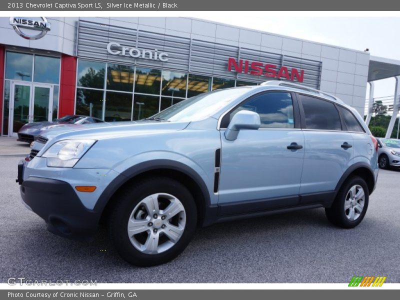 Silver Ice Metallic / Black 2013 Chevrolet Captiva Sport LS