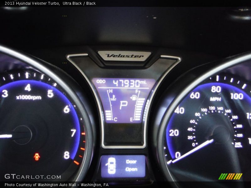 Ultra Black / Black 2013 Hyundai Veloster Turbo
