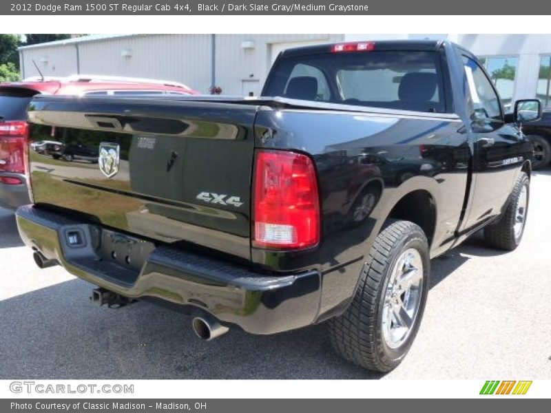 Black / Dark Slate Gray/Medium Graystone 2012 Dodge Ram 1500 ST Regular Cab 4x4