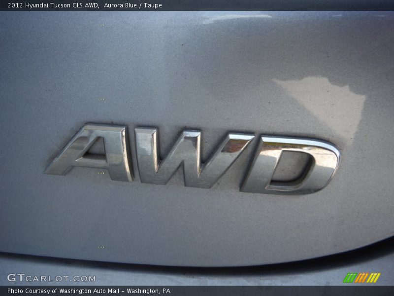 Aurora Blue / Taupe 2012 Hyundai Tucson GLS AWD