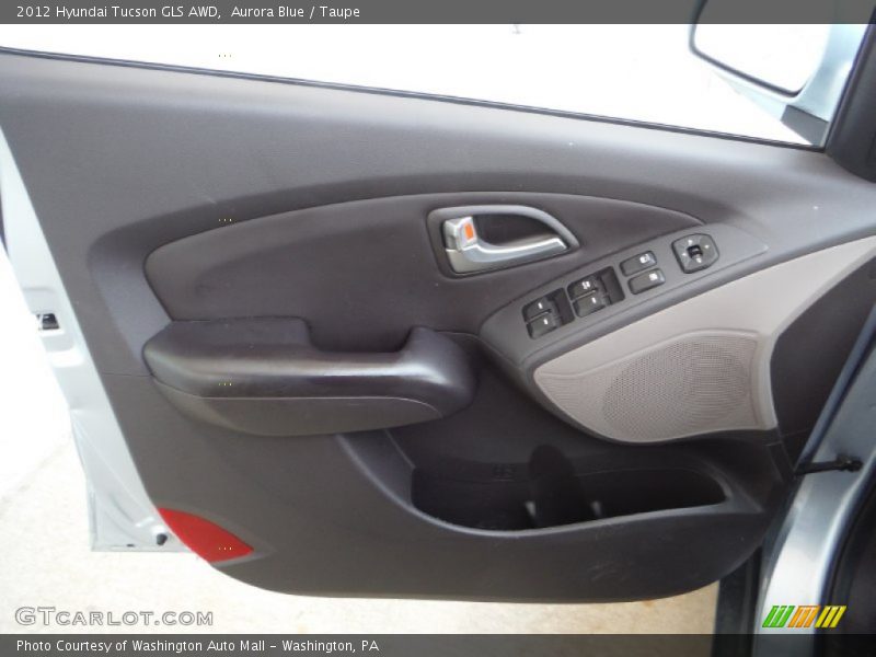 Aurora Blue / Taupe 2012 Hyundai Tucson GLS AWD