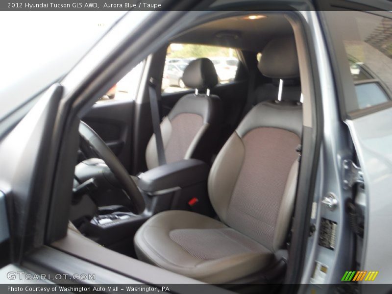 Aurora Blue / Taupe 2012 Hyundai Tucson GLS AWD