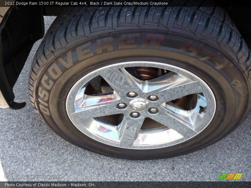 Black / Dark Slate Gray/Medium Graystone 2012 Dodge Ram 1500 ST Regular Cab 4x4