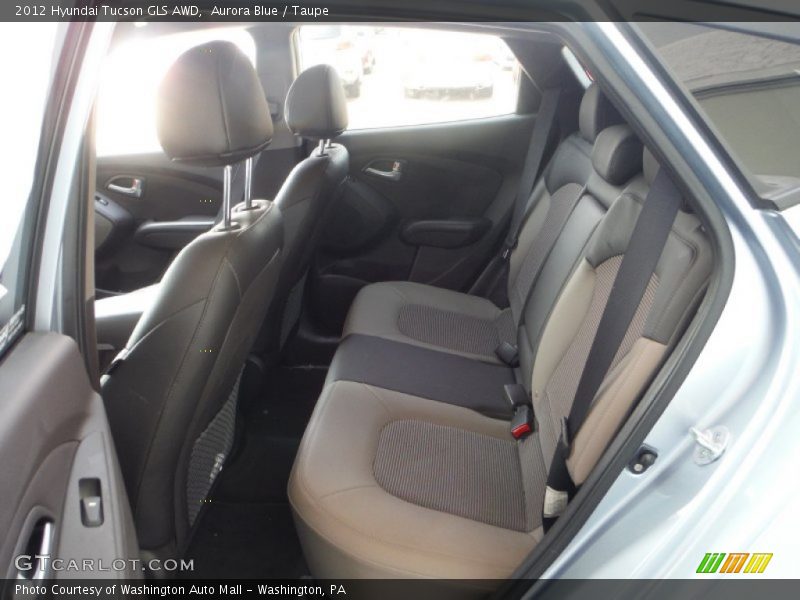 Aurora Blue / Taupe 2012 Hyundai Tucson GLS AWD