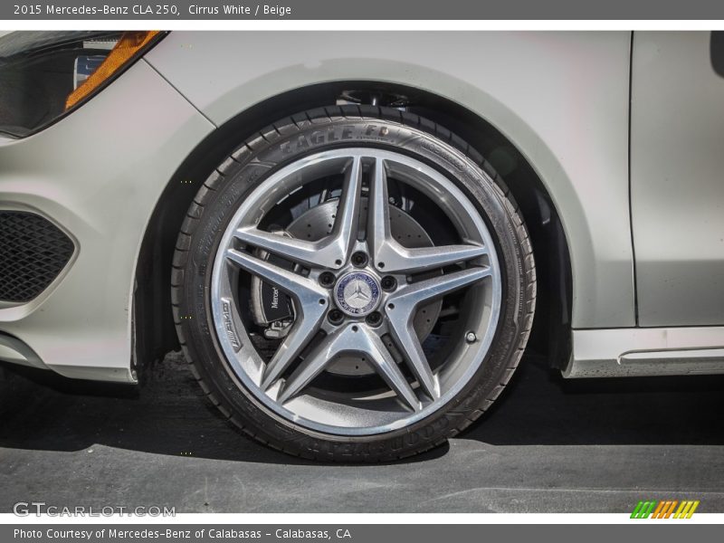 Cirrus White / Beige 2015 Mercedes-Benz CLA 250