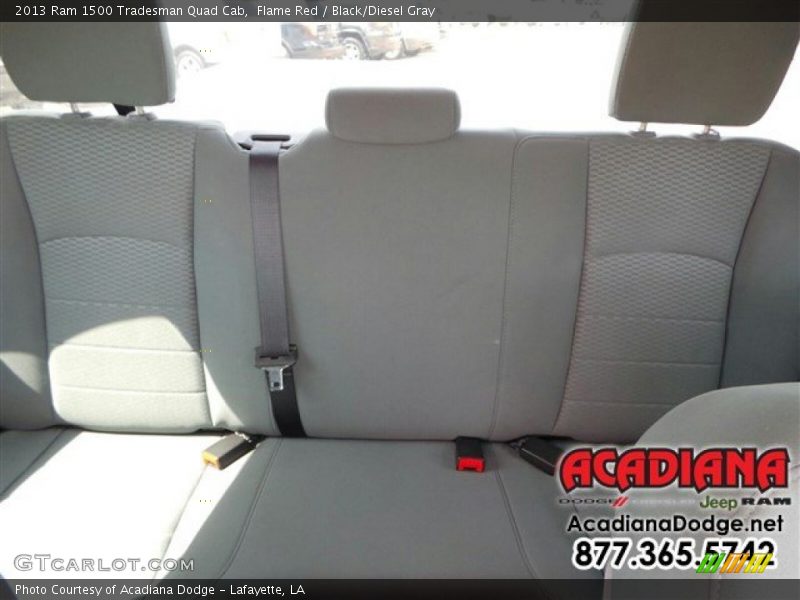 Flame Red / Black/Diesel Gray 2013 Ram 1500 Tradesman Quad Cab