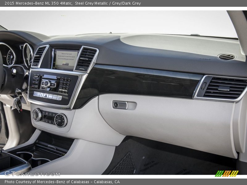 Steel Grey Metallic / Grey/Dark Grey 2015 Mercedes-Benz ML 350 4Matic