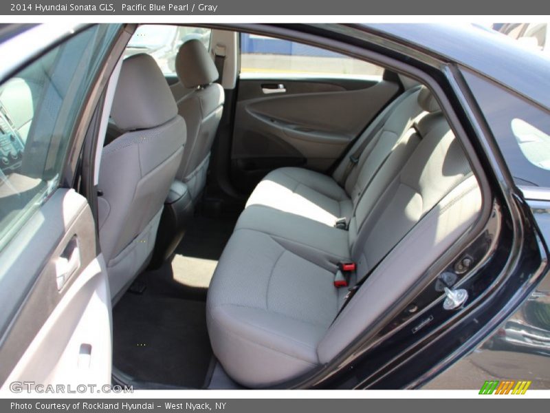 Pacific Blue Pearl / Gray 2014 Hyundai Sonata GLS