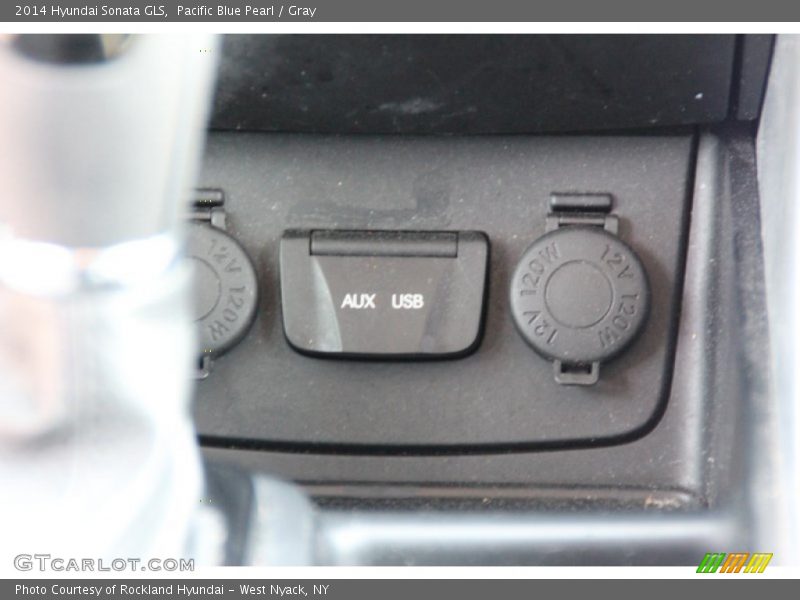 Pacific Blue Pearl / Gray 2014 Hyundai Sonata GLS