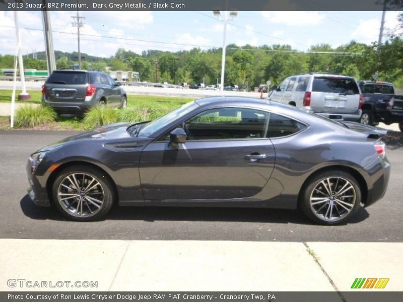 Dark Grey Metallic / Black Cloth 2013 Subaru BRZ Premium