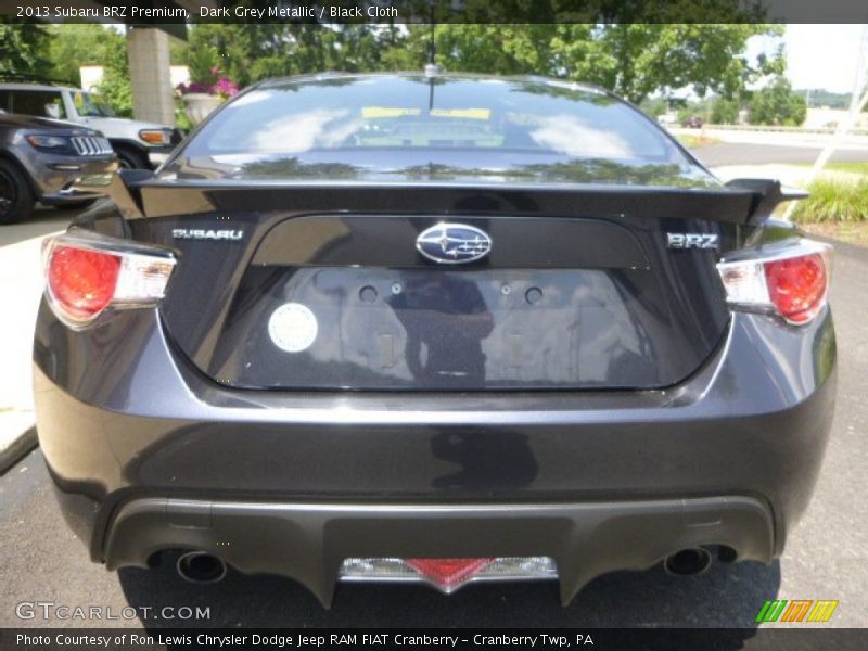 Dark Grey Metallic / Black Cloth 2013 Subaru BRZ Premium