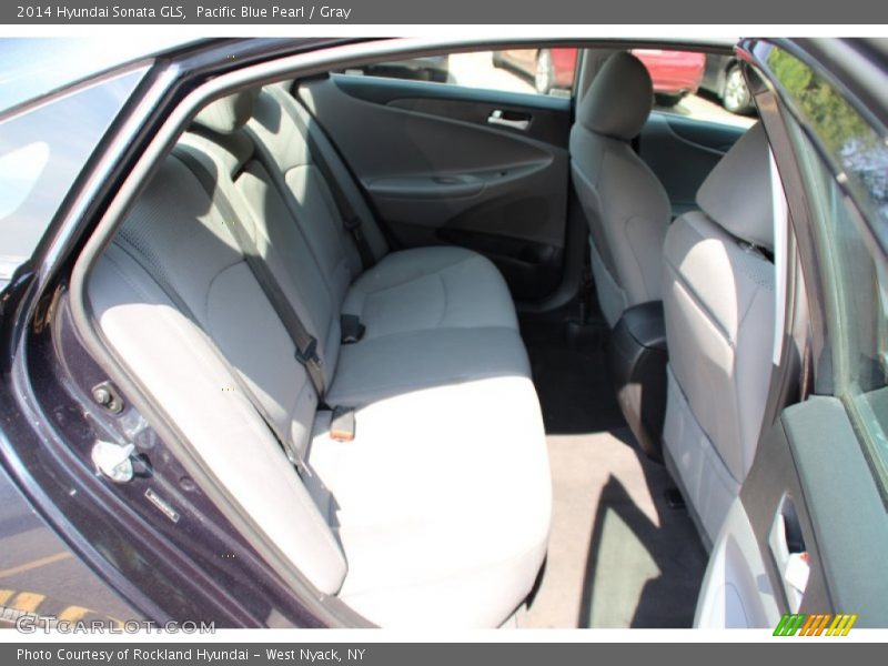 Pacific Blue Pearl / Gray 2014 Hyundai Sonata GLS