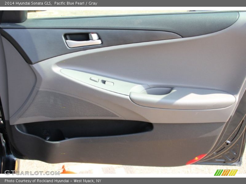 Pacific Blue Pearl / Gray 2014 Hyundai Sonata GLS