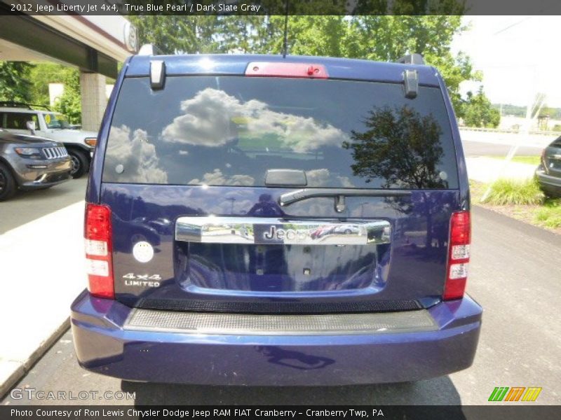 True Blue Pearl / Dark Slate Gray 2012 Jeep Liberty Jet 4x4