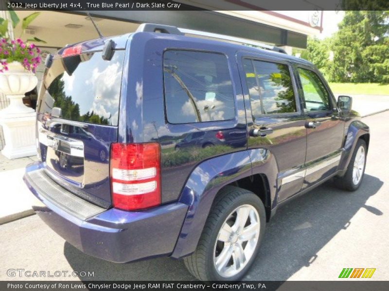 True Blue Pearl / Dark Slate Gray 2012 Jeep Liberty Jet 4x4