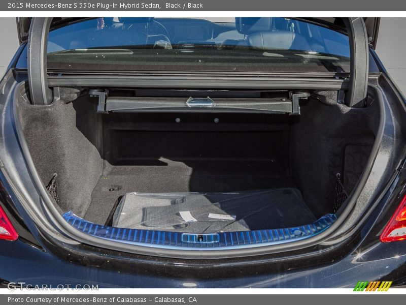 Black / Black 2015 Mercedes-Benz S 550e Plug-In Hybrid Sedan