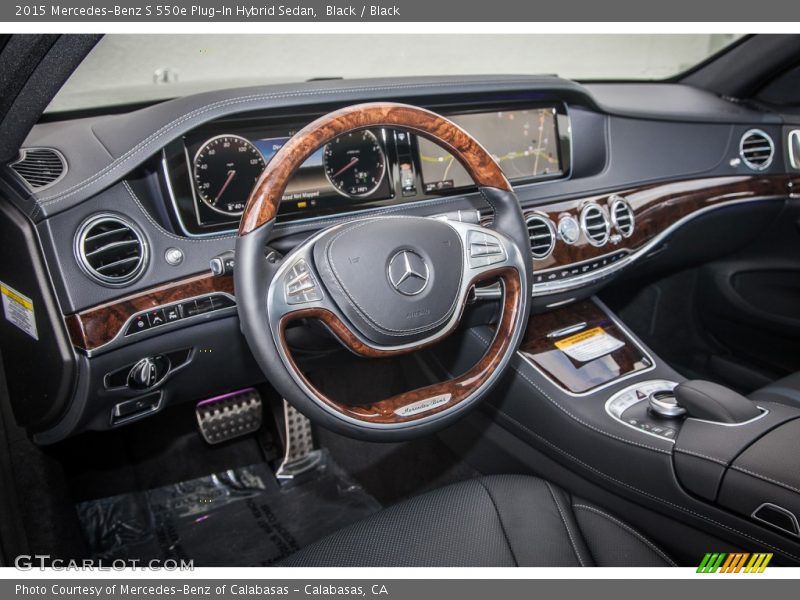 Dashboard of 2015 S 550e Plug-In Hybrid Sedan