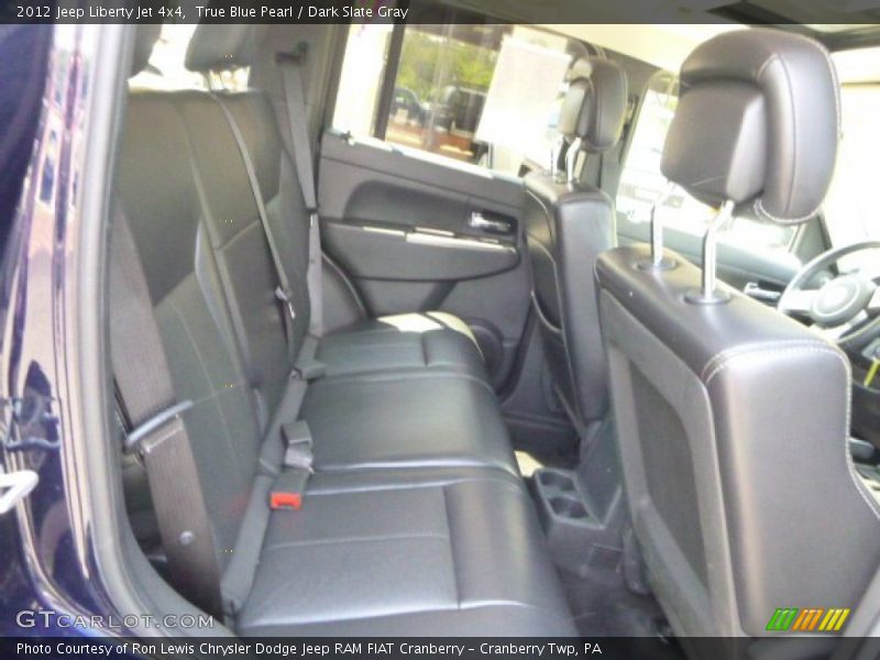 True Blue Pearl / Dark Slate Gray 2012 Jeep Liberty Jet 4x4