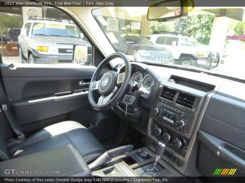 True Blue Pearl / Dark Slate Gray 2012 Jeep Liberty Jet 4x4