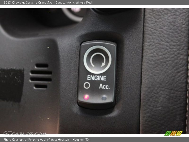 Arctic White / Red 2013 Chevrolet Corvette Grand Sport Coupe