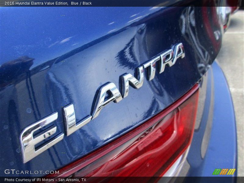 Blue / Black 2016 Hyundai Elantra Value Edition