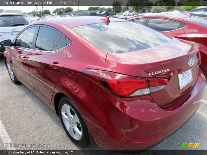 Red / Black 2016 Hyundai Elantra Value Edition