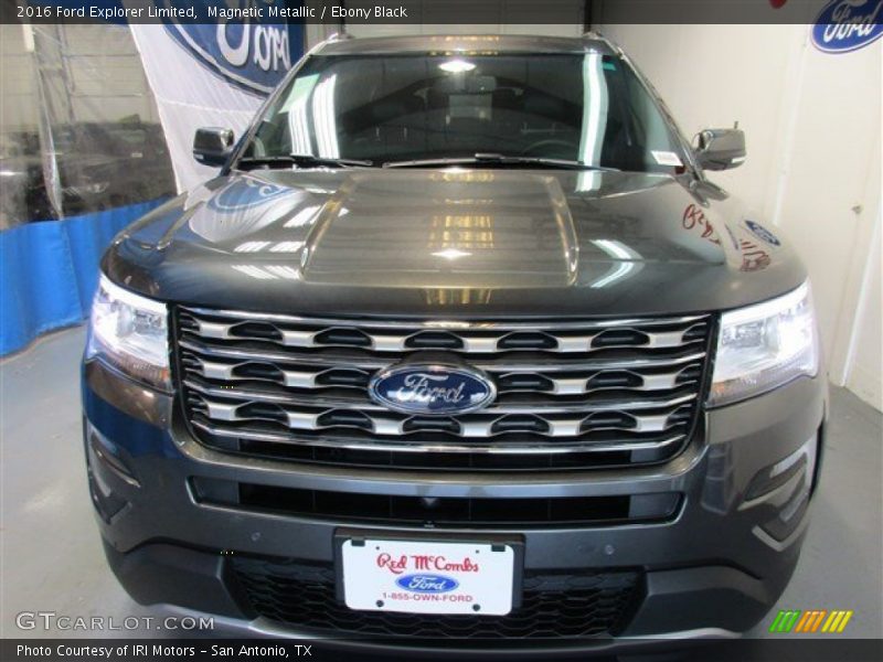 Magnetic Metallic / Ebony Black 2016 Ford Explorer Limited