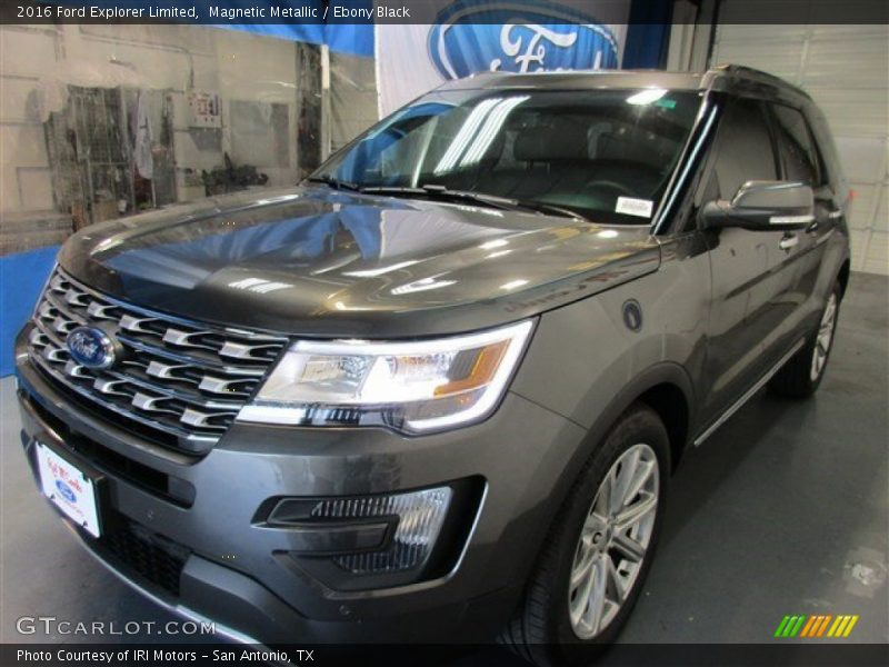 Magnetic Metallic / Ebony Black 2016 Ford Explorer Limited
