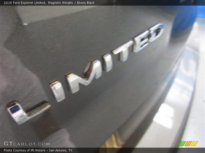 Magnetic Metallic / Ebony Black 2016 Ford Explorer Limited