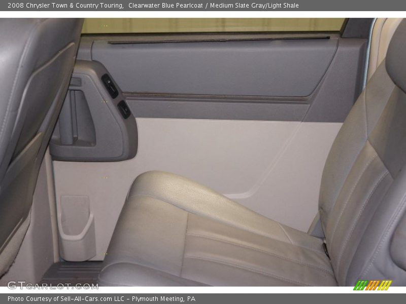 Clearwater Blue Pearlcoat / Medium Slate Gray/Light Shale 2008 Chrysler Town & Country Touring