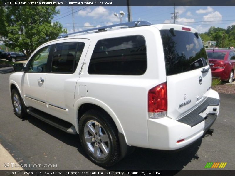 Blizzard White / Charcoal 2011 Nissan Armada Platinum 4WD