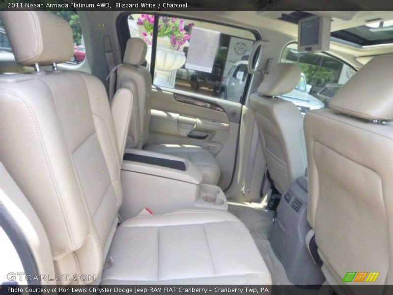 Blizzard White / Charcoal 2011 Nissan Armada Platinum 4WD