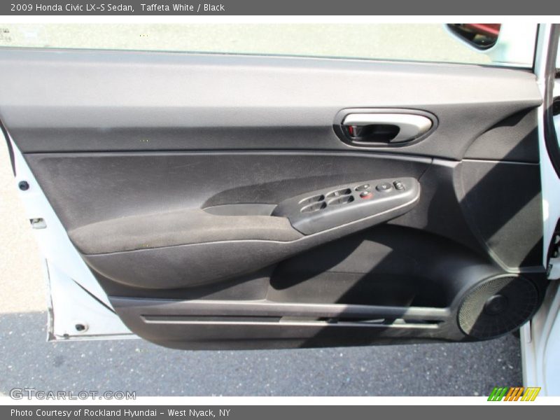 Taffeta White / Black 2009 Honda Civic LX-S Sedan