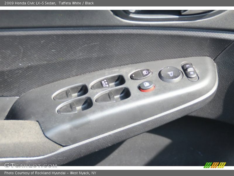 Taffeta White / Black 2009 Honda Civic LX-S Sedan