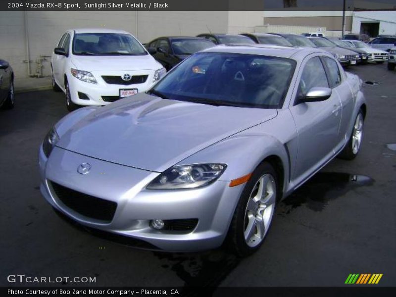 Sunlight Silver Metallic / Black 2004 Mazda RX-8 Sport