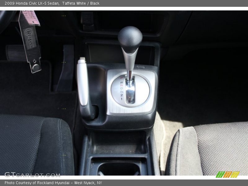 Taffeta White / Black 2009 Honda Civic LX-S Sedan