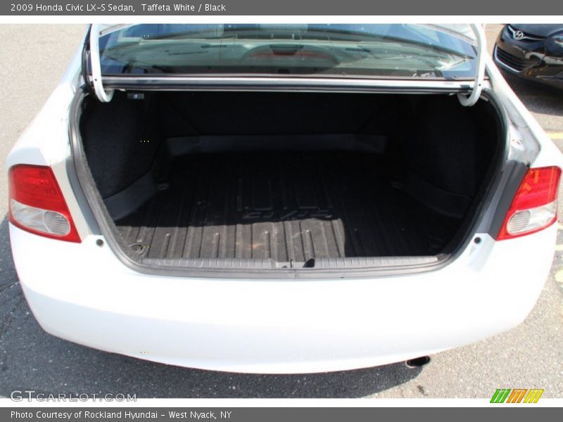 Taffeta White / Black 2009 Honda Civic LX-S Sedan